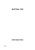 Предварительный просмотр 144 страницы Topcom Multitalker 1000 User Manual