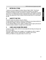 Preview for 3 page of Topcom OUTDOOR SPORTSWATCH 2000 User Manual