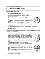 Preview for 8 page of Topcom OUTDOOR SPORTSWATCH 2000 User Manual