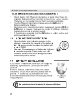 Preview for 28 page of Topcom OUTDOOR SPORTSWATCH 2000 User Manual