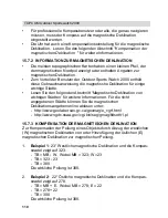 Preview for 110 page of Topcom OUTDOOR SPORTSWATCH 2000 User Manual