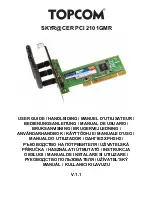 Предварительный просмотр 1 страницы Topcom SKYR@CER PCI 2101GMR User Manual