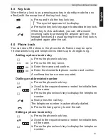 Preview for 13 page of Topcom SOLOGIC B901 COMBO Short User Manual