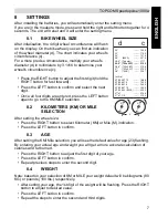 Preview for 7 page of Topcom Speedopulse 1000W User Manual