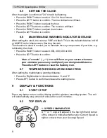 Preview for 8 page of Topcom Speedopulse 1000W User Manual