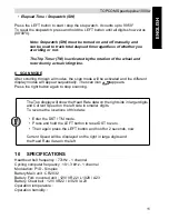 Preview for 11 page of Topcom Speedopulse 1000W User Manual