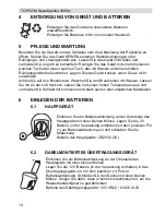 Preview for 14 page of Topcom Speedopulse 1000W User Manual