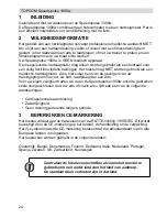 Preview for 24 page of Topcom Speedopulse 1000W User Manual