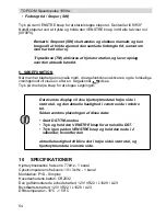 Preview for 54 page of Topcom Speedopulse 1000W User Manual