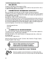 Preview for 66 page of Topcom Speedopulse 1000W User Manual