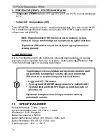 Preview for 74 page of Topcom Speedopulse 1000W User Manual