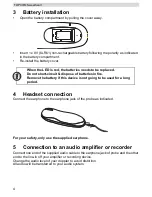 Preview for 6 page of Topcom SWEETHEART User Manual