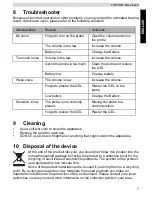 Preview for 9 page of Topcom SWEETHEART User Manual