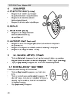 Предварительный просмотр 40 страницы Topcom TIME MASTER 500 User Manual