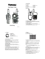 Предварительный просмотр 3 страницы Topcom TwinTalker 1100 User Manual