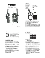 Предварительный просмотр 9 страницы Topcom TwinTalker 1100 User Manual