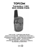 Предварительный просмотр 1 страницы Topcom Twintalker 1300 DUO COMBI PACK User Manual