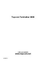 Предварительный просмотр 68 страницы Topcom Twintalker 6800 User Manual