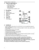 Предварительный просмотр 4 страницы Topcom ULTRASONIC 1801 User Manual