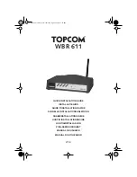 Topcom WBR 611 Quick Installation Manual предпросмотр