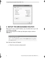 Preview for 8 page of Topcom WBR 7011 B Quick Installation Manual