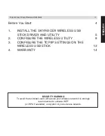 Preview for 3 page of Topcom Wireless USB Stick Quick Installation Manual