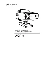 Preview for 1 page of Topcon ACP-8 Instruction Manual