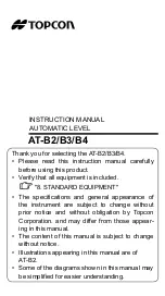 Preview for 2 page of Topcon AT-B2 Instruction Manual