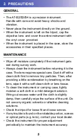 Preview for 8 page of Topcon AT-B2 Instruction Manual