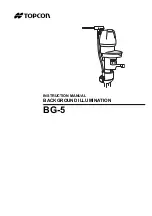 Preview for 1 page of Topcon BG-5 Instruction Manual