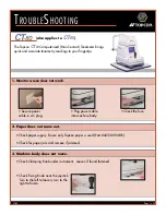 Topcon CT-80 Troubleshooting Manual preview