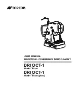 Предварительный просмотр 1 страницы Topcon DRI OCT-1 Triton User Manual