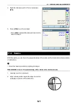 Предварительный просмотр 147 страницы Topcon DS-101AC Instruction Manual