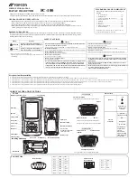 Topcon FC-100 Instruction Manual preview