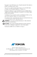 Предварительный просмотр 2 страницы Topcon FC-6000 Operator'S Manual