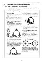 Предварительный просмотр 17 страницы Topcon GREEN LABEL GTS-250 Series Instruction Manual