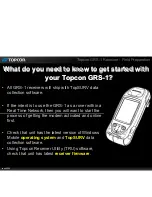 Предварительный просмотр 5 страницы Topcon GRS-1 Manual