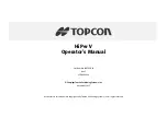 Предварительный просмотр 2 страницы Topcon HiPer V Operator'S Manual