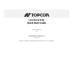 Предварительный просмотр 2 страницы Topcon i-33 Quick Start Manual