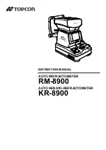 Topcon KR-8900 Instruction Manual предпросмотр