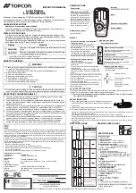 Preview for 1 page of Topcon LS-80A Instruction Manual