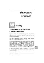 Предварительный просмотр 2 страницы Topcon LS-B2 Operator'S Manual