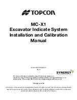 Preview for 2 page of Topcon MC-X1 Installation And Calibration Manual