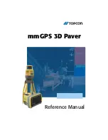 Preview for 1 page of Topcon mmGPS 3D Paver Reference Manual