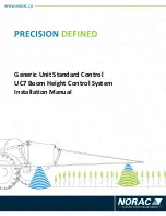 Topcon Norac UC7 Installation Manual preview