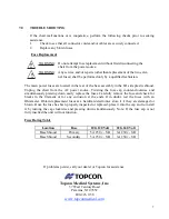 Предварительный просмотр 10 страницы Topcon OC-2200 User Manual