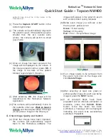 Preview for 2 page of Topcon RetinaVue  NW400 Quick Start Manual