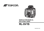 Topcon RL-SV1S Instruction Manual preview