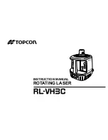 Topcon RL-VH3C Instruction Manual предпросмотр