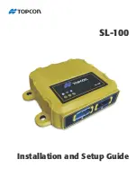 Topcon SL-100 Installation And Setup Gude preview